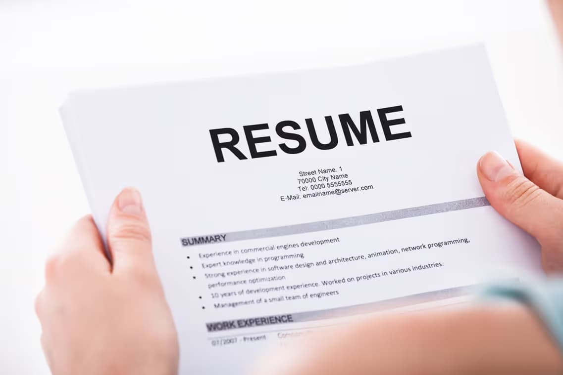 Resume document