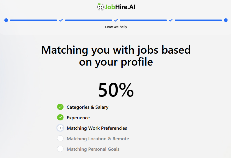 JobHire.AI personalized matching